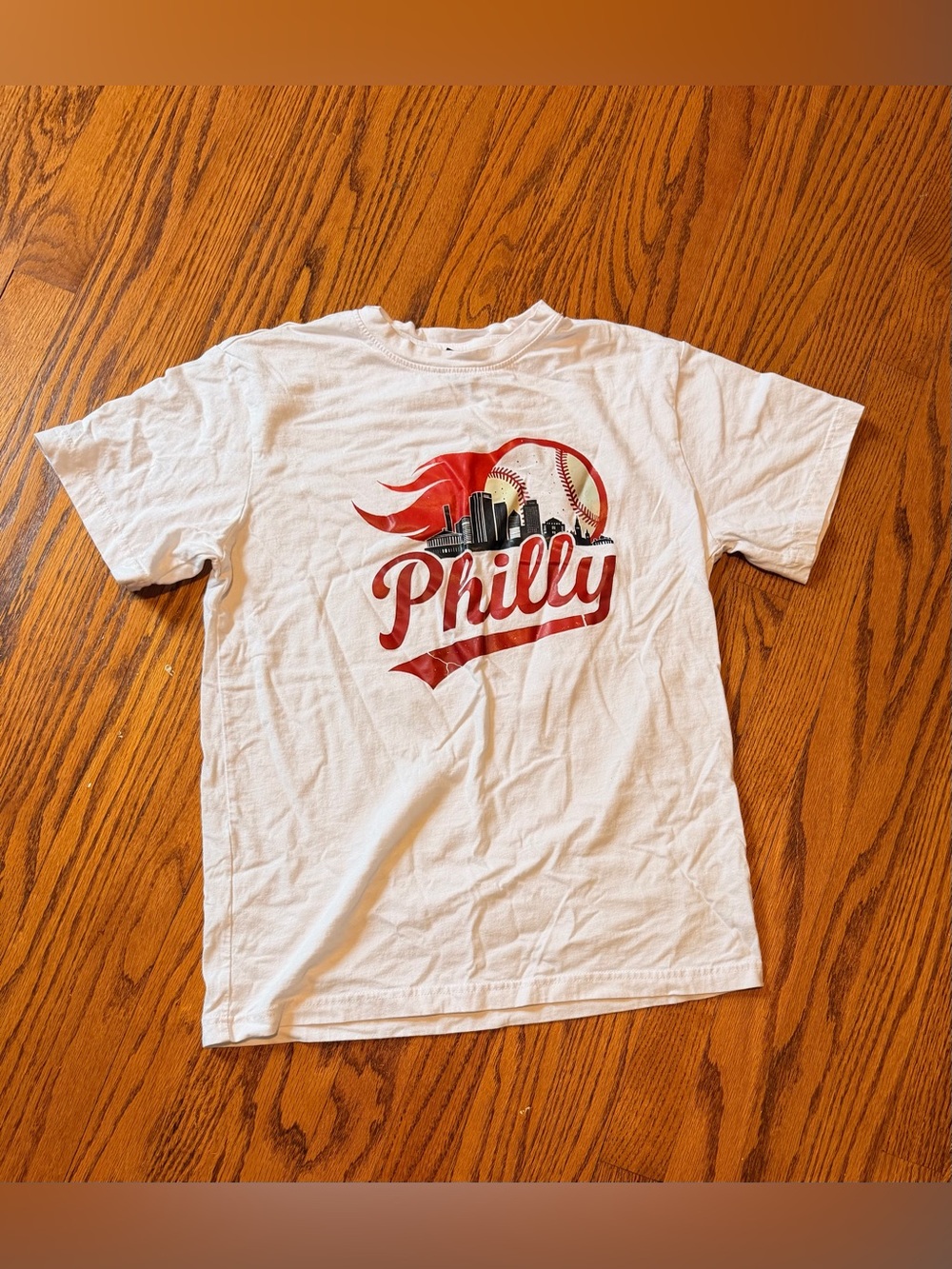 Philly Red Graphic T-Shirt - Size Small